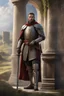 Placeholder: male noble templar knight, fantasy setting, medieval, year 1800, 8k, high detail, intricate, cinematic background, facing viewer