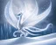 Placeholder: mdjrny-v4 style, a white dragon with fairy-like transparent glowing and shining wings standing in snow, full body, silver lightning, glowing soft and smooth wings, realistic, highly detailed intricately detailed, shiny snowy background, soft studio lighting, trending on artstation, by artist "Julie Bell", by artist "Greg Rutkowski"