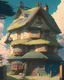 Placeholder: studio ghibli, a house