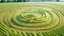 Placeholder: field crop circles from aliens