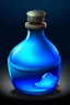 Placeholder: mana potion with blue clour, make it more casual