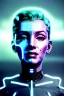 Placeholder: Ultra Realistic image, portrait, blonde woman, Marylin Monroe face, perfect iris, glow eyes, glow makeup. Cyborg, Cyberpunk, ex machina style, wires, oversized tight latex dress. fog, rain, soft color, highly detailed, unreal engine 5, ray tracing, RTX, lumen lighting, ultra detail, volumetric lighting, 3d, finely drawn, high definition, high resolution.