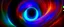 Placeholder: orbiting a black hole from a trillion miles away, peaceful, colorful, dark, ominous, beautiful abyss, viewed from teh vertical plane