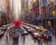 Placeholder: Brent Heighton, Giger, a large deep hole on the street, furry giant red spider climb out, crowded people run away, great composition, highly detailed, high quality