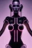 Placeholder: cyberpunk, black latex body, women, body portrai, big boobs, highlight eyes perfect, skin, tron, cyborg, perfekt sexy, real, dream, hr giger