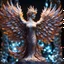 Placeholder: pheonix marble statue covered with glowing crystals, high exposure, Professional photography, high contrast, bright vibrant colors, dark tone, high highlights, Intricate Patterns, Ultra Detailed, Luminous, Radiance, beautiful, Ultra Realism, Complex Details, Intricate Details, 8k, HDR, High Quality, Trending On Artstation, Sharp Focus, Studio Photo, Intricate Details,