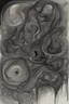 Placeholder: Abstract drawing about darkness