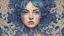 Placeholder: A beautiful portrait painting of a Singer Danish MØ face by Katsushika Hokusai, beautiful cyberpunk huge girl, symmetry, hyperdetailed, illustration darkblue tones, DeepDream-generated image depicting …