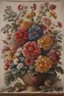 Placeholder: Barthel Bruyn the Elderoil painting tufting tapestry exotic flowers bouquet