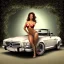 Placeholder: Deauxma sitting in a Mercedez Benz