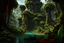 Placeholder: фантастические джунгли неизвестной планеты 4к фото реалистичность