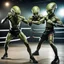 Placeholder: Aliens kickboxing