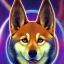 Placeholder: third eye ascension shiba inu doge with heaven glowing aura Q anon far away galaxy