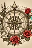 Placeholder: Roses and compass