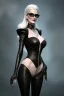 Placeholder: Carmen Dell`orifice as evil queen in black leather, leather, busty, cleavage, angry, stern look. character design by cory loftis, fenghua zhong, ryohei hase, ismail inceoglu and ruan jia. unreal engine 5, artistic lighting, highly detailed, photorealistic, fantasy