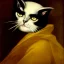 Placeholder: portrait of a cat Francisco de Goya Style