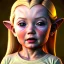 Placeholder: Galadriel toddler, full body, dramatic lighting, hyper realistic