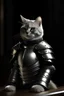 Placeholder: cat knight in armor