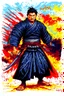 Placeholder: pop art pixels 1000 images samurai