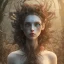 Placeholder: karlan, rusty metal, anime, Dryad, fae, sidhe, ominous, nature, plants, wildflower, facepaint, dnd character portrait, intricate, oil on canvas, masterpiece, expert, insanely detailed, 4k resolution, retroanime style, cute big circular reflective eyes, cinematic smooth, intricate detail , soft smooth lighting, soft pastel colors, painted Rena