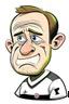 Placeholder: Wayne Rooney English football coach cartoon 2d