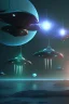 Placeholder: alien earth invasion SPACESHIPS, clean art NFT, blender 3d