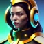 Placeholder: woman, rounded face, round helmet, retro futuristic, latex coat, vibrant color, highly detailed, art stations, concept art, smooth, unreal engine 5, god rays, ray tracing, RTX, lumen lighting, ultra detail, volumetric lighting, 3d, finely drawn, high definition, high resolution.