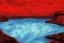 Placeholder: Hades at the edge of the Underworld, black rocks, red river, Impressionist painting, fine detail, high quality, masterpiece