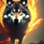 Placeholder: Wolf, red, fire, blood, gore, 8K, cinematic lighting, sharp focus, masterpiece, expert