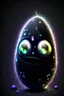 Placeholder: Cartoon egg pfp character alien monster dark glitter light