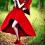 Placeholder: flirty, gorgeous red riding hood