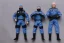 Placeholder: Mike Pence face as G.I. Joe toy Doll figure With a pistol space force Commander Blue fabric uniform, black Moonboot in a clear packaging