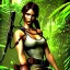 Placeholder: lara croft in the sweltering jungle