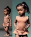 Placeholder: Rihanna toddler, full body, soft skin, dramatic lighting, hyper realistic