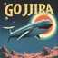 Placeholder: create a satirical "GOJIRA" album cover, Flying Whale spacecraft orbiting Sirius C, textured, hallucinatory complex spacepunk, heavy metal magazine art aesthetic