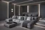 Placeholder: home cinema room with LED lighting in the walls make sure the room is completely symmetrical