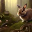 Placeholder: Forest in steampunk rabbit, extremely detailed, UHD, 8k,The close-up camera effect,sharp focus,perfect,position,hyperphotorealistic