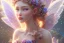 Placeholder: one very little beautiful fairy on a big crystal subtle flower in a galactic ambiance, transparent petals, delicate colors, in the foreground, full of details, smooth, bright sunshine，soft light atmosphere, light effect，vaporwave colorful, concept art, smooth, extremely sharp detail, finely tuned detail, ultra high definition, 8 k, unreal engine 5, ultra sharp focus