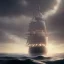 Placeholder: photo of a ultra realistic sailing ship, dramatic light, pale sunrise, cinematic lighting, battered, low angle, trending on artstation, 4k, hyper realistic, focused, extreme details, unreal engine 5, cinematic, masterpiece, art by studio ghibli, intricate artwork by john william turner