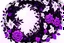 Placeholder: simple background, black purple color pallet, background, lights, monotones, little details, vines, flowers, plant life, anime art style, anime sketch