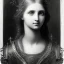 Placeholder: a young woman playing video games, Gustave Doré black and white illustration, beautiful eyes, beautiful face