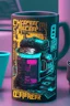 Placeholder: coffee mug cyberpunk sticker