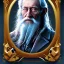 Placeholder: Portrait of a 90 year old warlock like Albus Dumbledore, Gandalf, Merlin, Sherlock Holmes and Mary Poppins by Jim Kay