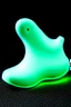 Placeholder: Ghost shaped like the bottom of a shoe. Use only 3 colours