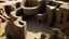 Placeholder: Morphology Form: Circle Operation: Corrugated Program: Pilgrimage Site Scale: Extra Small Modifiers Random: Kinetic Context: Desertic Architect: Rafael Moneo Architectural Style: Expressionist Material/Texture: Asphalt Visualization Visualization Style: 3D Animation Represen