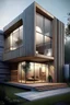 Placeholder: quiero una casa con concepto de corazon real con corte vertical de exterior