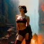 Placeholder: Drawing of beautiful face,'beautiful,Busty fit 'Piper Wright - Fallout 4 ',intense stare, ancient skintight armor, balanciaga fashion clothe painting by gaston bussiere, greg rutkowski, yoji shinkawa, yoshitaka amano, tsutomu nihei, donato giancola, tim hildebrandt Oil on canvas, cinematic composition, extreme detail,fit full head inside picture,16k