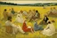 Placeholder: a group of people relaxing in a meadow by artist "Nolde",by artist "Richard Dadd", highly detailed