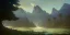 Placeholder: Flood lands fantasy, trees, mountains, field