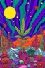 Placeholder: trippy wild cannabis art